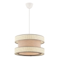 Lampa wisząca HALO 1xE27/60W/230V beżowa/kremowa
