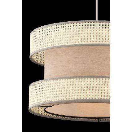 Lampa wisząca HALO 1xE27/60W/230V beżowa/kremowa