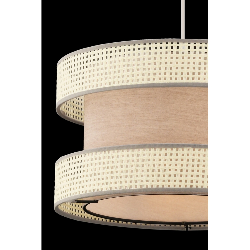 Lampa wisząca HALO 1xE27/60W/230V beżowa/kremowa
