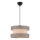 Lampa wisząca HALO 1xE27/60W/230V beżowa/szara