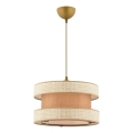 Lampa wisząca HALO 1xE27/60W/230V beżowy/kremowy