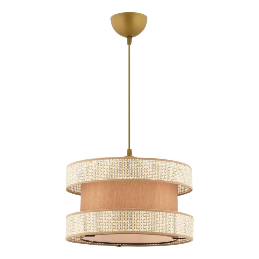 Lampa wisząca HALO 1xE27/60W/230V beżowy/kremowy