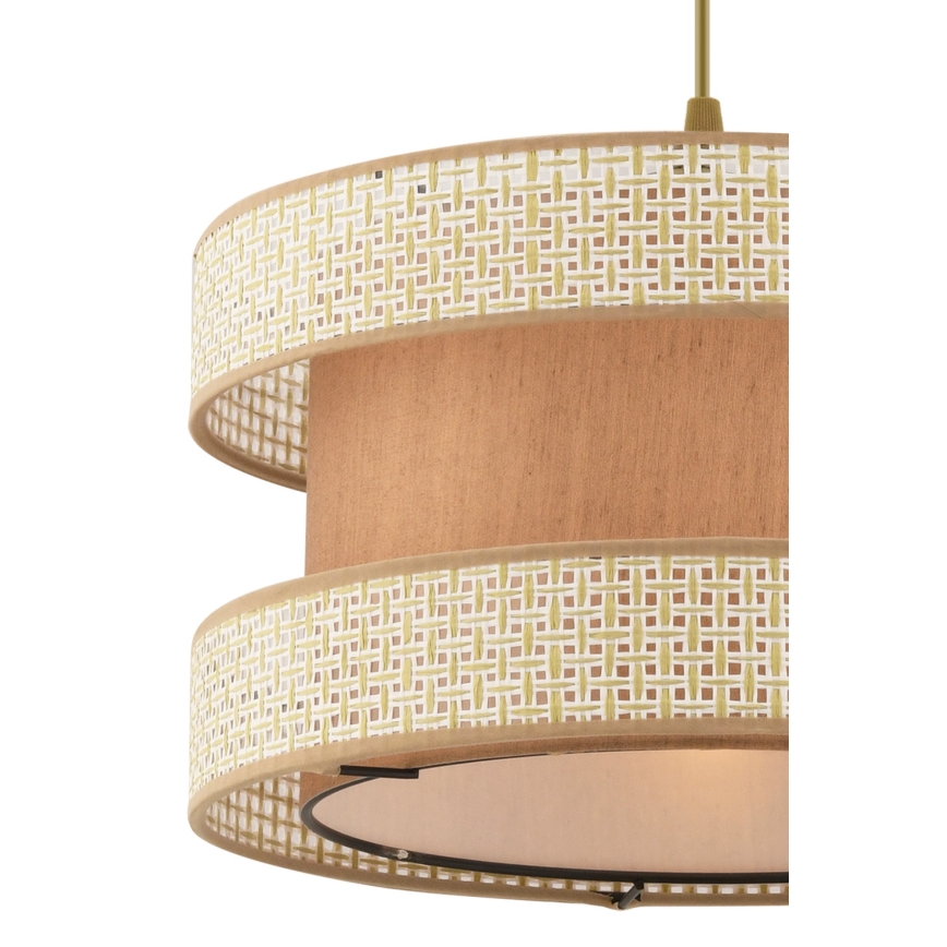Lampa wisząca HALO 1xE27/60W/230V beżowy/kremowy