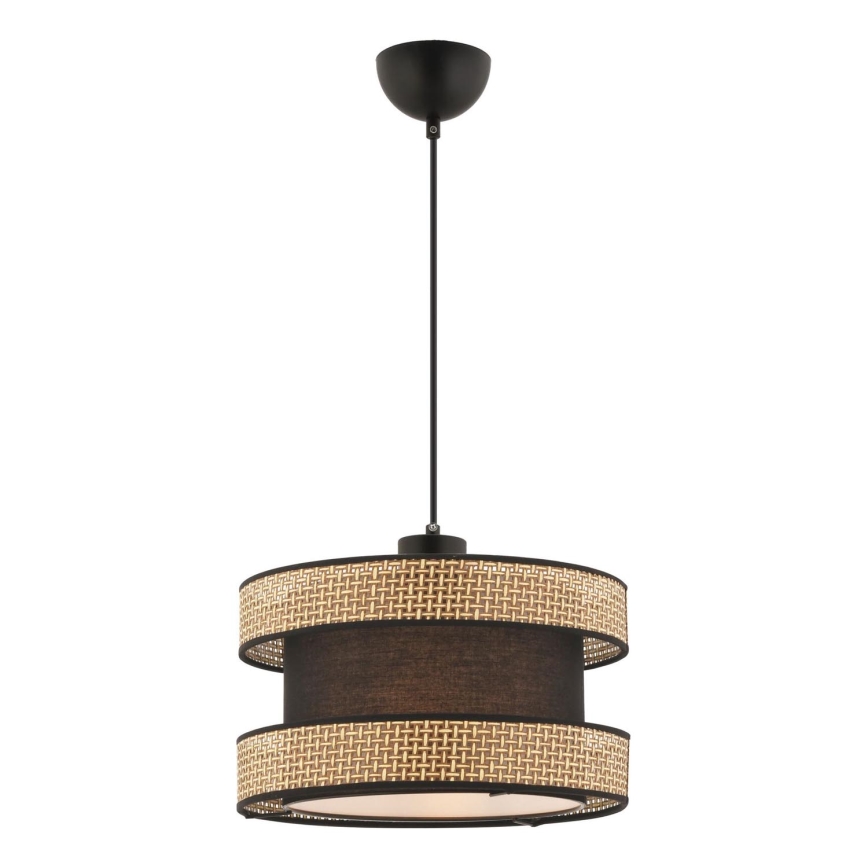 Lampa wisząca HALO 1xE27/60W/230V brązowa/beżowa