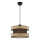 Lampa wisząca HALO 1xE27/60W/230V brązowa/beżowa