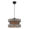 Lampa wisząca HALO 1xE27/60W/230V brązowa/szara