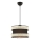Lampa wisząca HALO 1xE27/60W/230V czarna/kremowa