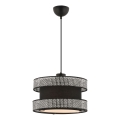 Lampa wisząca HALO 1xE27/60W/230V czarna/szara