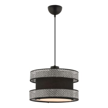 Lampa wisząca HALO 1xE27/60W/230V czarna/szara