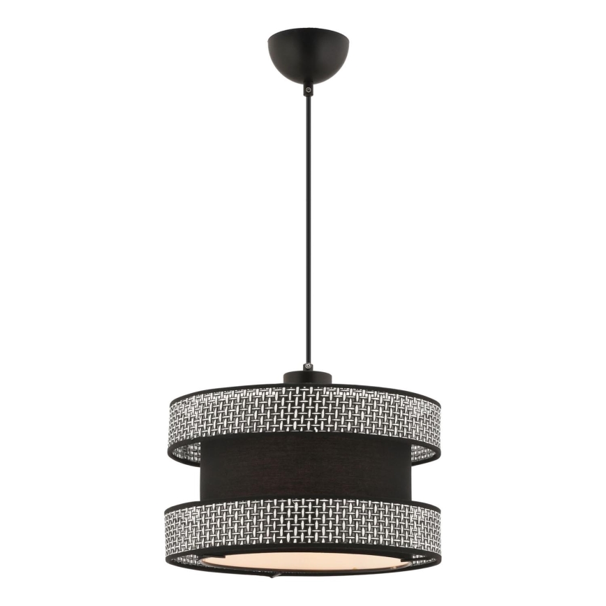 Lampa wisząca HALO 1xE27/60W/230V czarna/szara