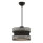 Lampa wisząca HALO 1xE27/60W/230V czarna/szara