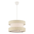 Lampa wisząca HALO 1xE27/60W/230V kremowa