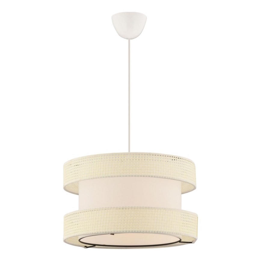 Lampa wisząca HALO 1xE27/60W/230V kremowa