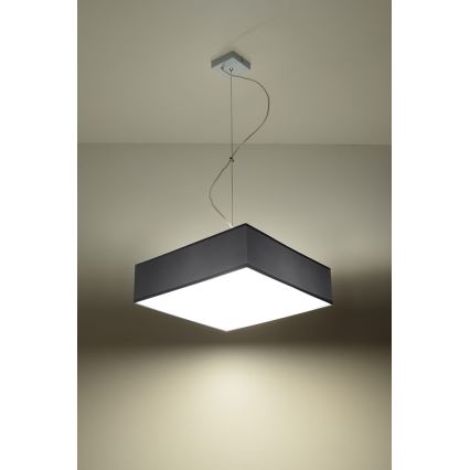 Lampa wisząca HORUS 35 2xE27/60W/230V szary