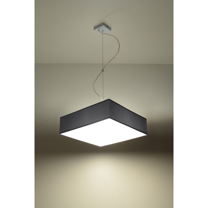 Lampa wisząca HORUS 35 2xE27/60W/230V szary