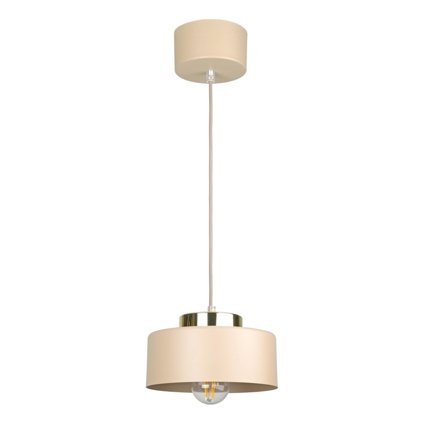 Lampa wisząca IGNIA na lince 1xE27/60W/230V taupe