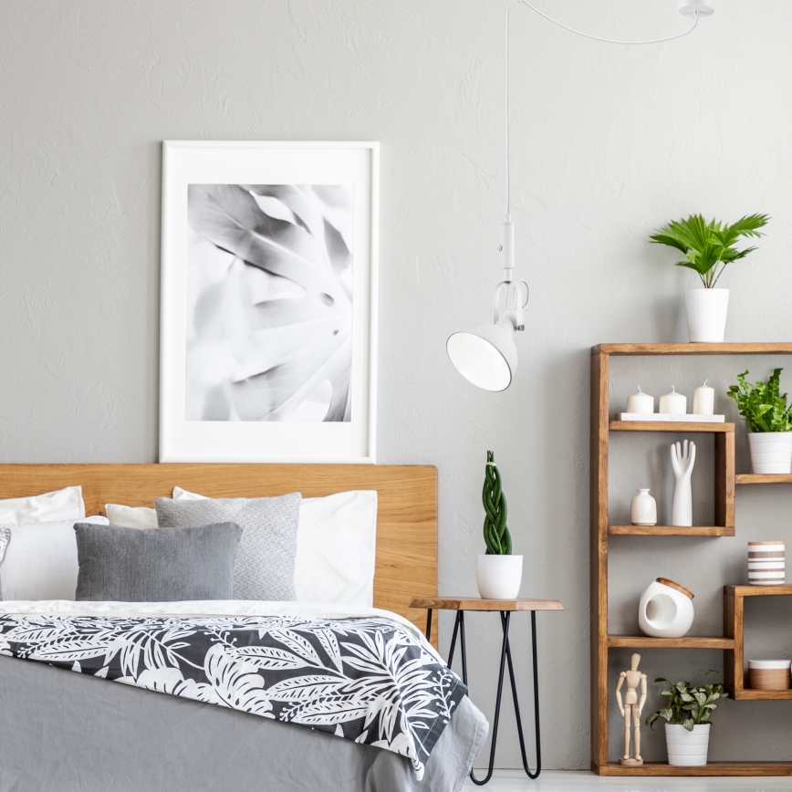 Lampa wisząca na linkę IRMA 1xE14/28W/230V biała