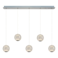 Lampa wisząca LED CREMONA 5xLED/5W/230V 3000K matowe chrome
