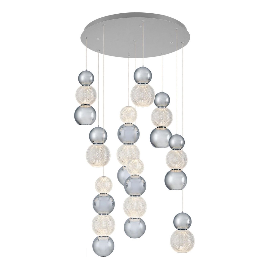Lampa wisząca LED CREMONA LED/51W/230V 3000K matowy chrom