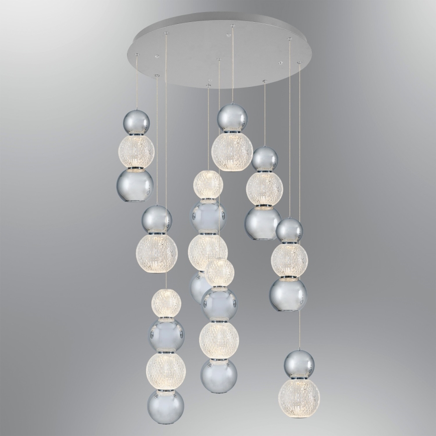 Lampa wisząca LED CREMONA LED/51W/230V 3000K matowy chrom