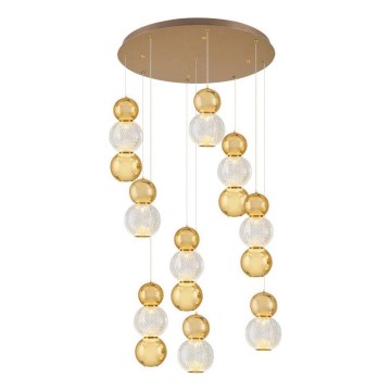 Lampa wisząca LED CREMONA LED/51W/230V 3000K złota