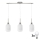 Lampa wisząca LED HARMA 3xE27/60W/230V matowe chrom/biały
