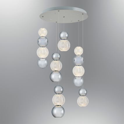 Lampa wisząca LED na lince CREMONA LED/34W/230V 3000K matowy chrom