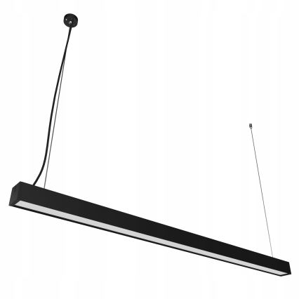 Lampa wisząca LED na lince LED/44W/230V 3000K 120 cm czarna