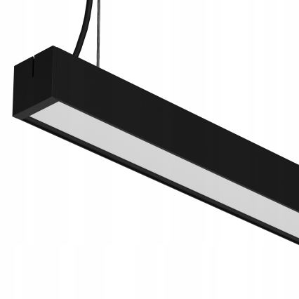 Lampa wisząca LED na lince LED/44W/230V 3000K 120 cm czarna
