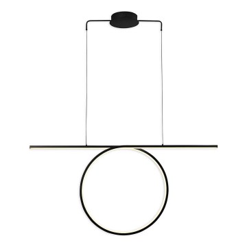 Lampa wisząca LED na lince ODETTA LED/42W/230V 4000K czarna