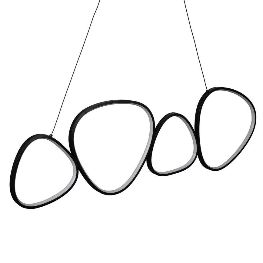 Lampa wisząca LED na lince PETRA LED/48W/230V 4000K czarna