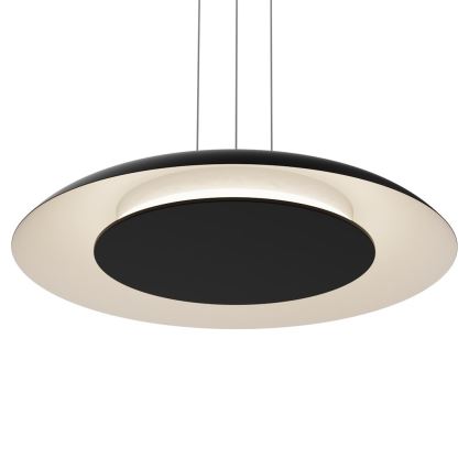 Lampa wisząca LED na lince PIATTINO LED/30W/230V 2700/3200/4000K śr. 40 cm czarna
