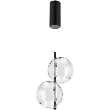 Lampa wisząca LED na lince PLAYA LED/10W/230V czarna