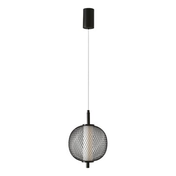 Lampa wisząca LED na lince PUMA LED/10W/230V Ø 20 cm czarna