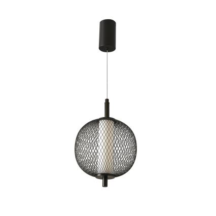 Lampa wisząca LED na lince PUMA LED/10W/230V Ø 20 cm czarna