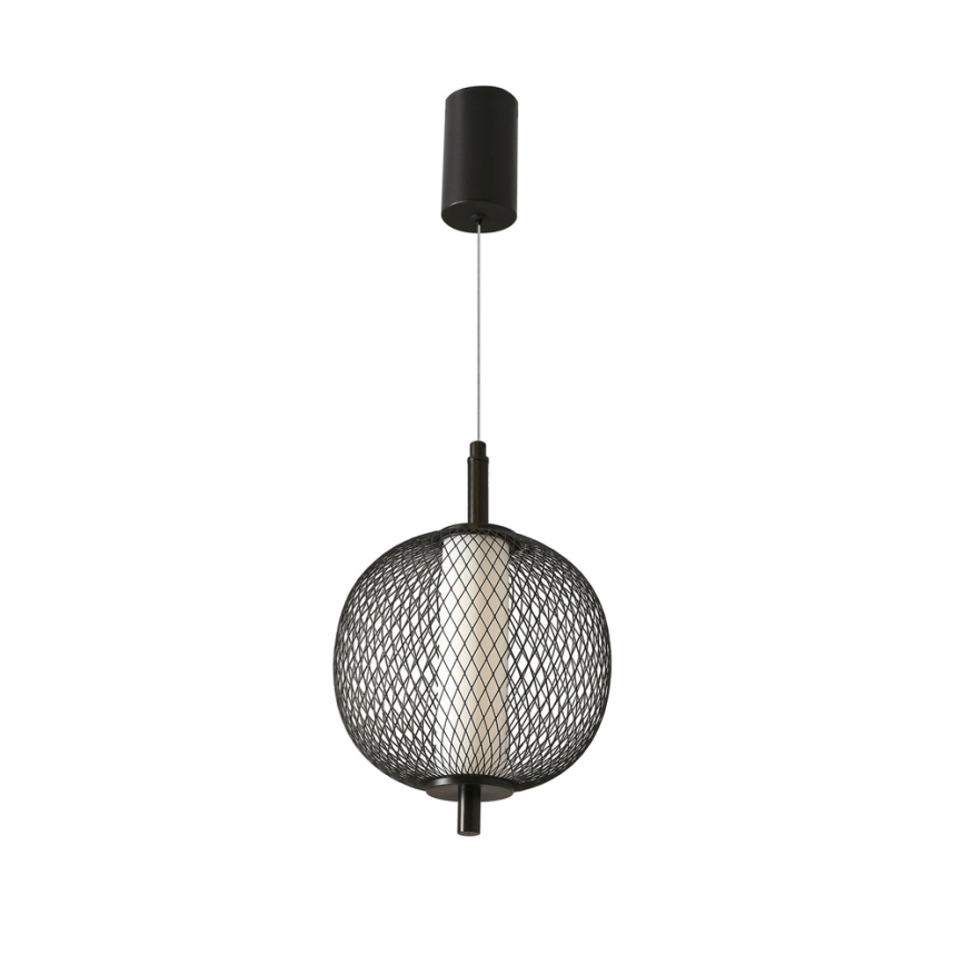 Lampa wisząca LED na lince PUMA LED/10W/230V Ø 20 cm czarna