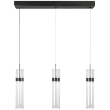 Lampa wisząca LED na linkach AMBIENTE 3xLED/6W/230V 3000/4000/6000K czarna