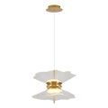 Lampa wisząca LED na przewodzie BUTTERFLY 2xLED/10W/230V 3000K złota