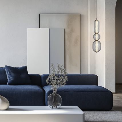 Lampa wisząca LED na przewodzie PUMA LED/15W/230V Ø 14 cm czarna