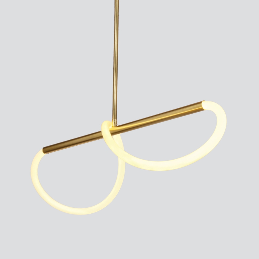 Lampa wisząca LED na przewodzie SUPREME LED/18W/230V 80 cm złota