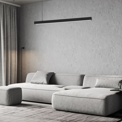 Lampa wisząca na linkach LUNGO T8 1xG13/18W/230V czarna
