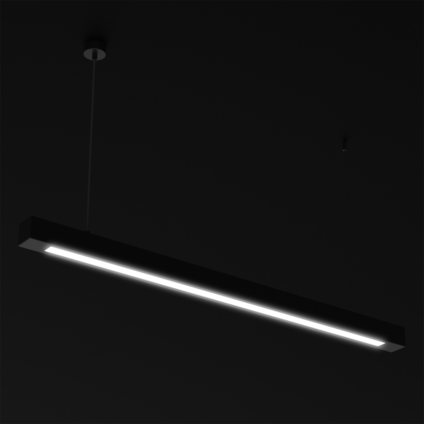 Lampa wisząca na linkach LUNGO T8 1xG13/18W/230V czarna