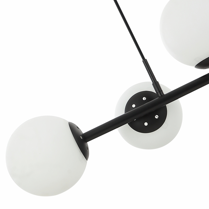 Lampa wisząca MADDIE 5xE14/5W/230V czarna