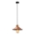 Lampa wisząca MANAVGAT 1xE27/40W/230V miedź / brąz