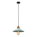 Lampa wisząca MANAVGAT 1xE27/40W/230V niebieska/brązowa
