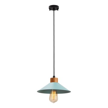 Lampa wisząca MANAVGAT 1xE27/40W/230V niebieska/brązowa