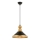 Lampa wisząca MONZA 1xE27/40W/230V, 30 cm czarna/złota