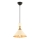 Lampa wisząca MONZA 1xE27/40W/230V Ø 25 cm kremowa/złota