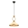 Lampa wisząca MONZA 1xE27/40W/230V Ø 30 cm kremowy/brązowy