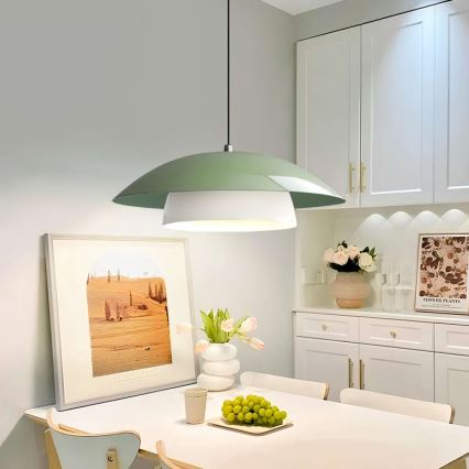 Lampa wisząca MOONLIGH 1xE27/40W/230V zielona